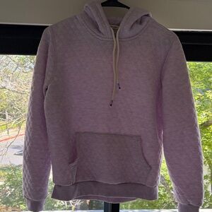Marine Layer Quilted Light Lavender Hoodie